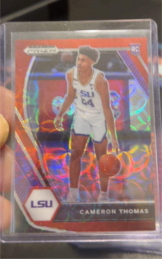 2021 Panini Prizm Draft Picks #18 Cameron Thomas — front