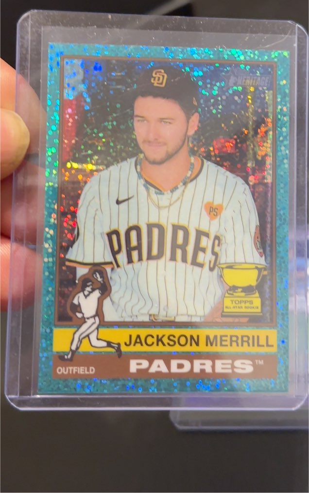2025 Topps Heritage #422 Jackson Merrill — front