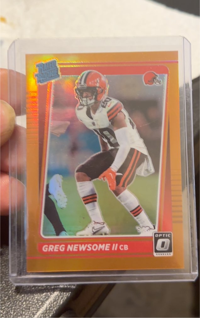 2021 Donruss Optic #252 Greg Newsome II — front