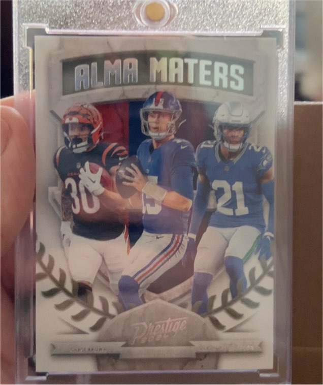 2024 Panini Prestige Alma Maters #6 Joe Burrow / Ja'Marr Chase / Tee Higgins — front
