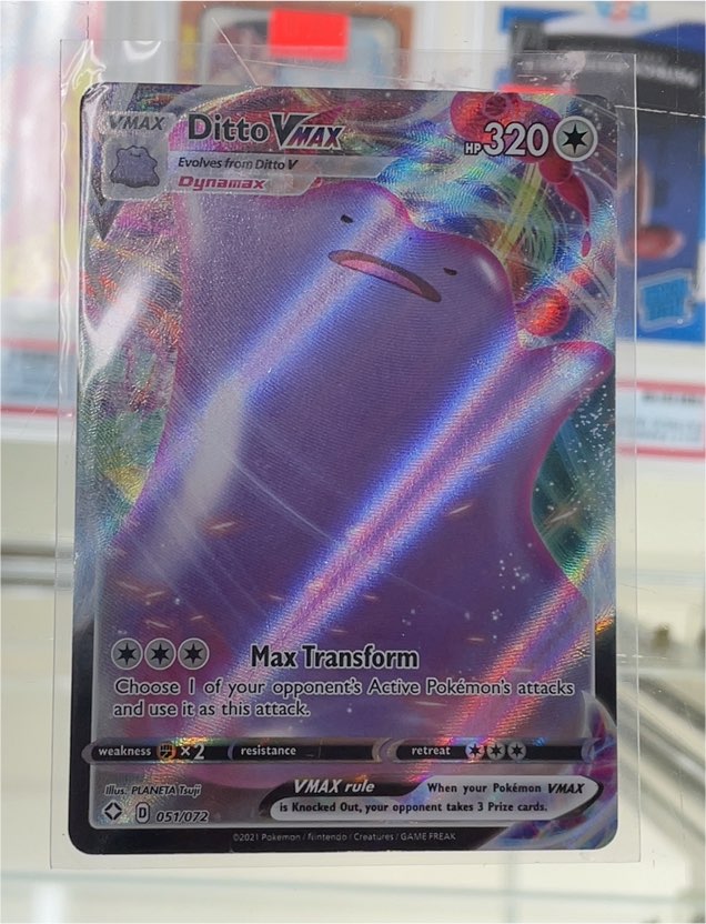 2021 Pokémon Shining Fates #051 Ditto VMAX — front