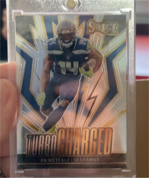 2023 Panini Select #TUR-DKM DK Metcalf Turbo Charged — front