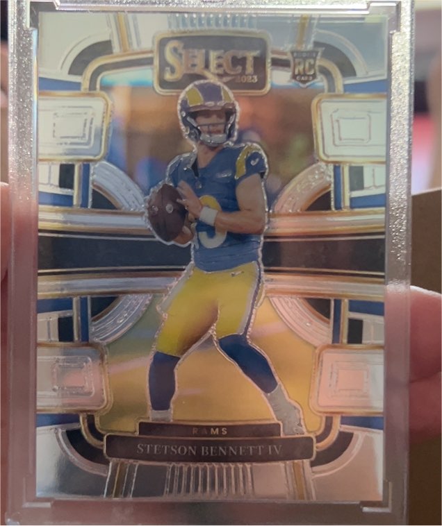 2023 Panini Select Concourse Die-Cut #55 Stetson Bennett IV — front