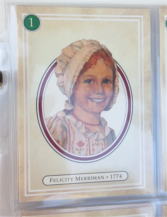 1994 American Girl Trading Card #1 Felicity Merriman — front
