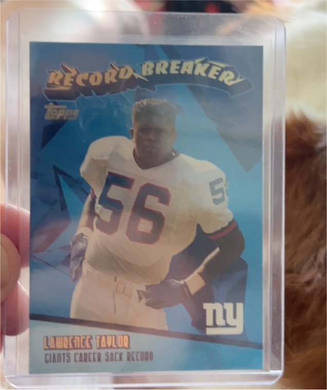 2003 Topps Record Breakers #RB17 Lawrence Taylor — front