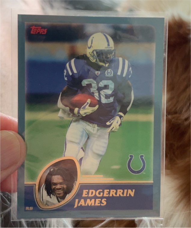 2003 Topps #76 Edgerrin James — front