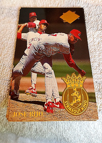 1994 Fleer Ultra #4 Jose Rijo Strikeout King — front