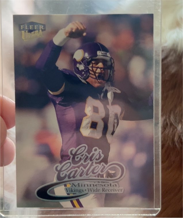 1999 Fleer Ultra #3 Cris Carter — front