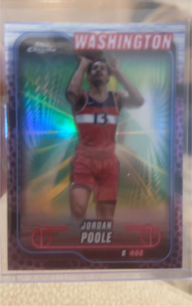 2024-25 Topps Chrome #444 Jordan Poole — front