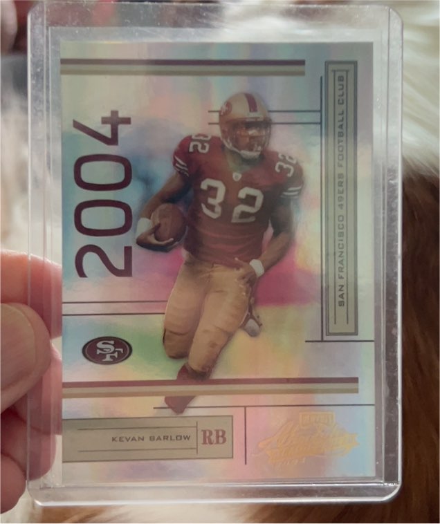 2004 Donruss Playoff Absolute Memorabilia #123 Kevan Barlow — front