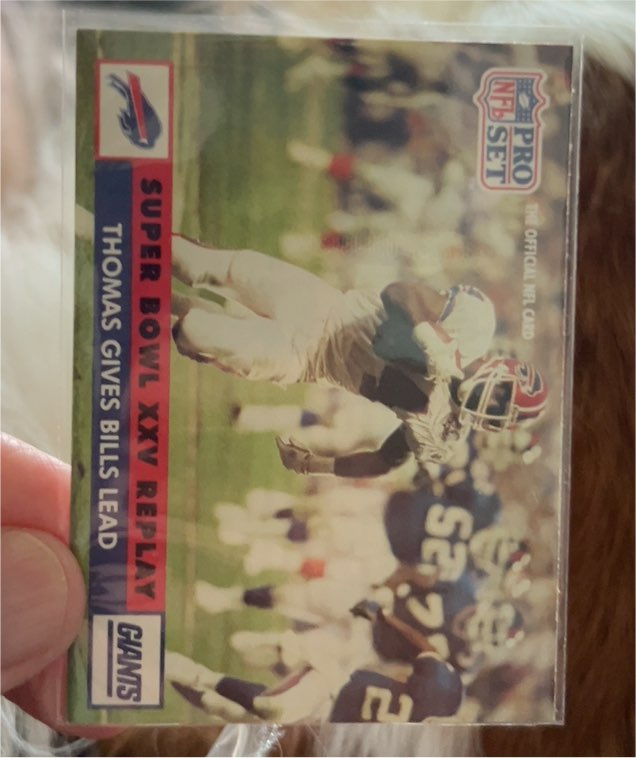 1991 Pro Set #52 Thurman Thomas — front