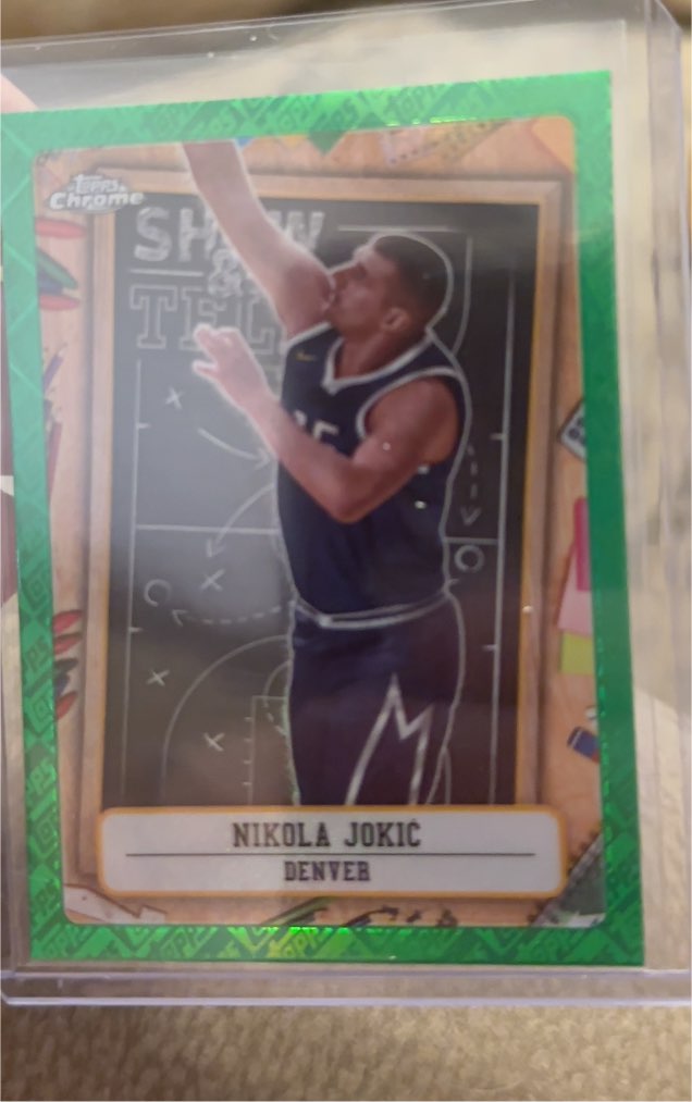 2024-25 Topps Chrome Show & Tell #ST Nikola Jokic — front