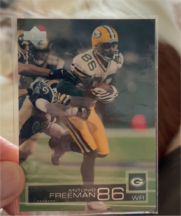 1996 Upper Deck #86 Antonio Freeman — front
