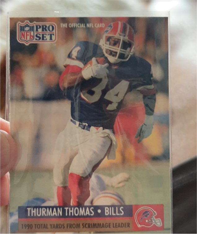 1991 Pro Set #289 Thurman Thomas — front