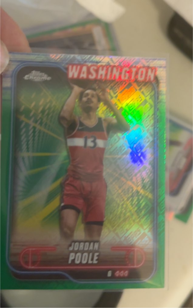2024-25 Topps Chrome #8 Jordan Poole — front