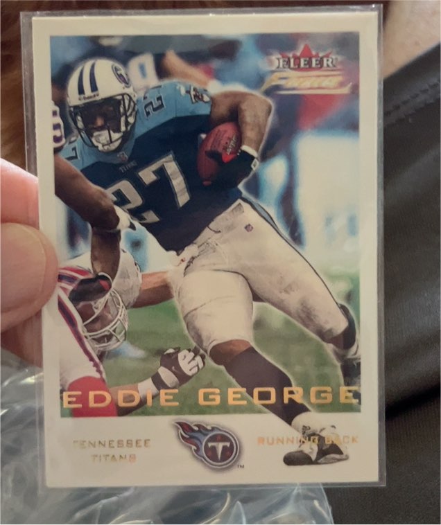 2000 Fleer Focus #128 Eddie George — front