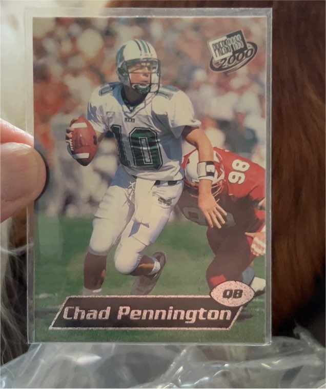 2000 Press Pass #98 Chad Pennington — front