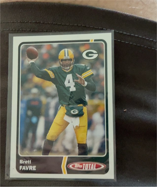 1992 Topps Total #484 Brett Favre — front