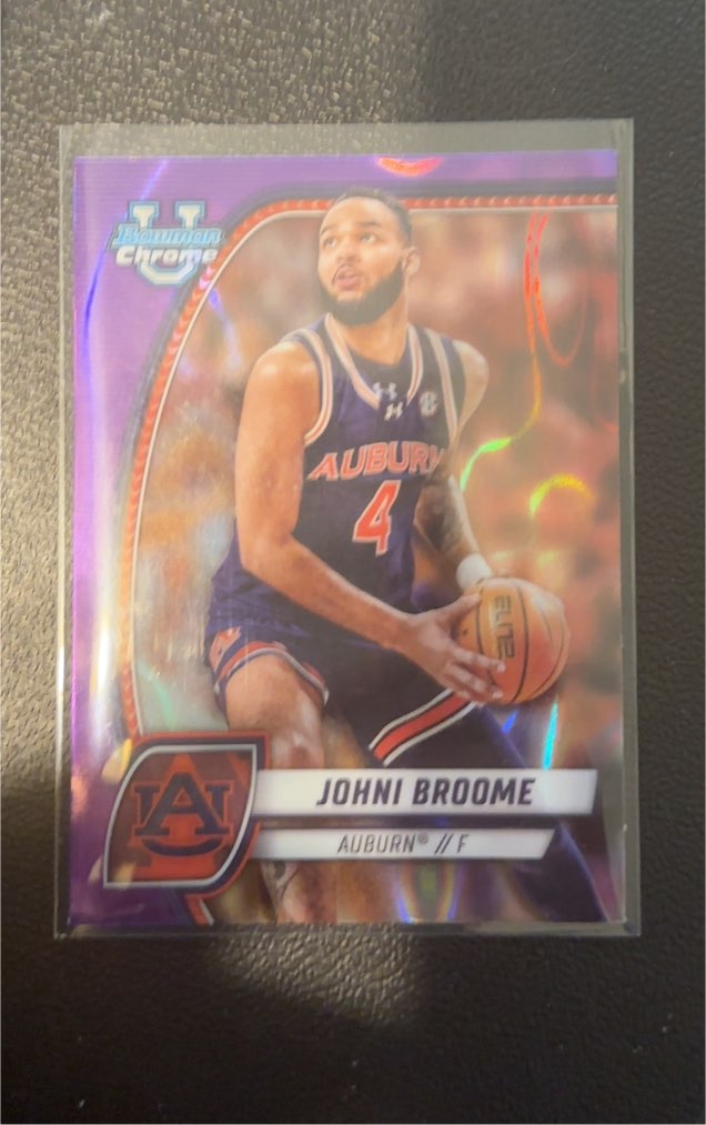 2024-25 Bowman University Chrome #98 Johni Broome — front