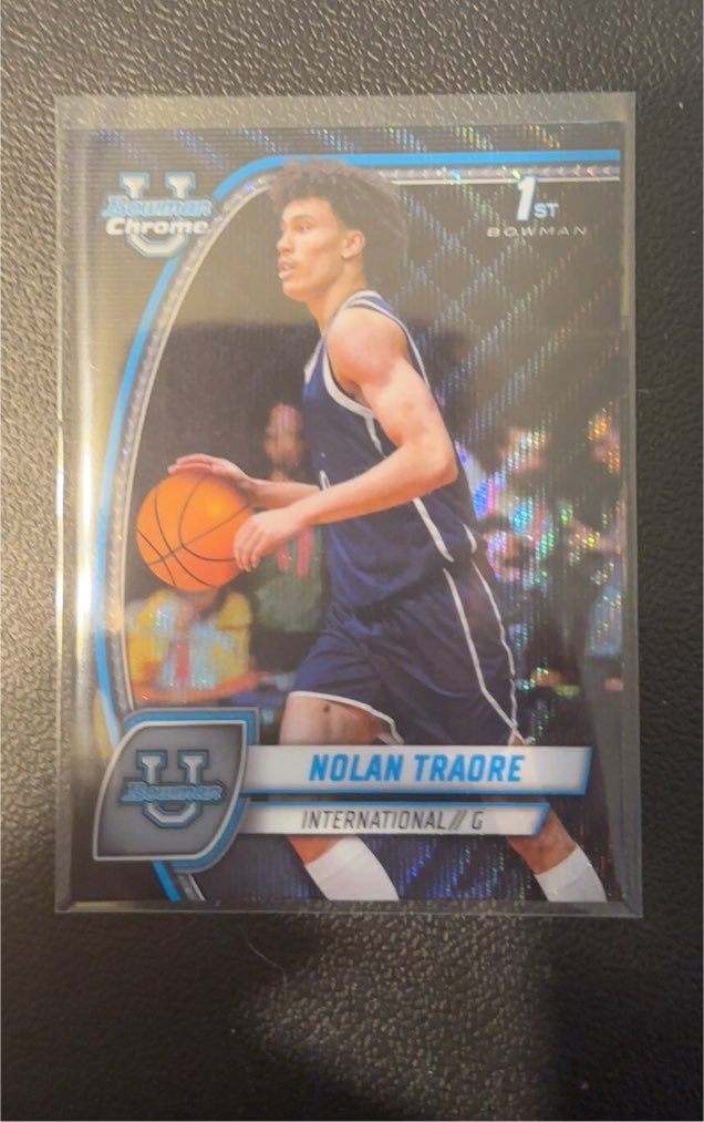 2024-25 Bowman Chrome University #56 Nolan Traore — front