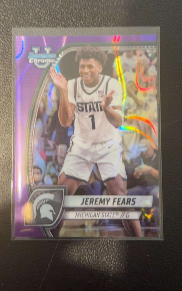 2024-25 Bowman University Chrome #75 Jeremy Fears — front
