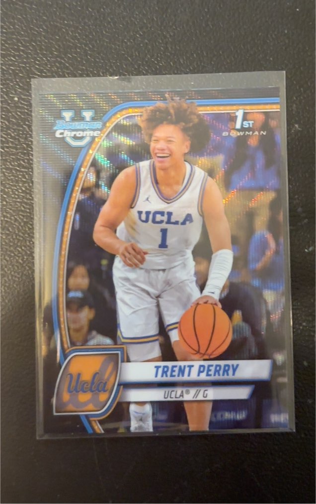2024-25 Bowman University Chrome #67 Trent Perry — front