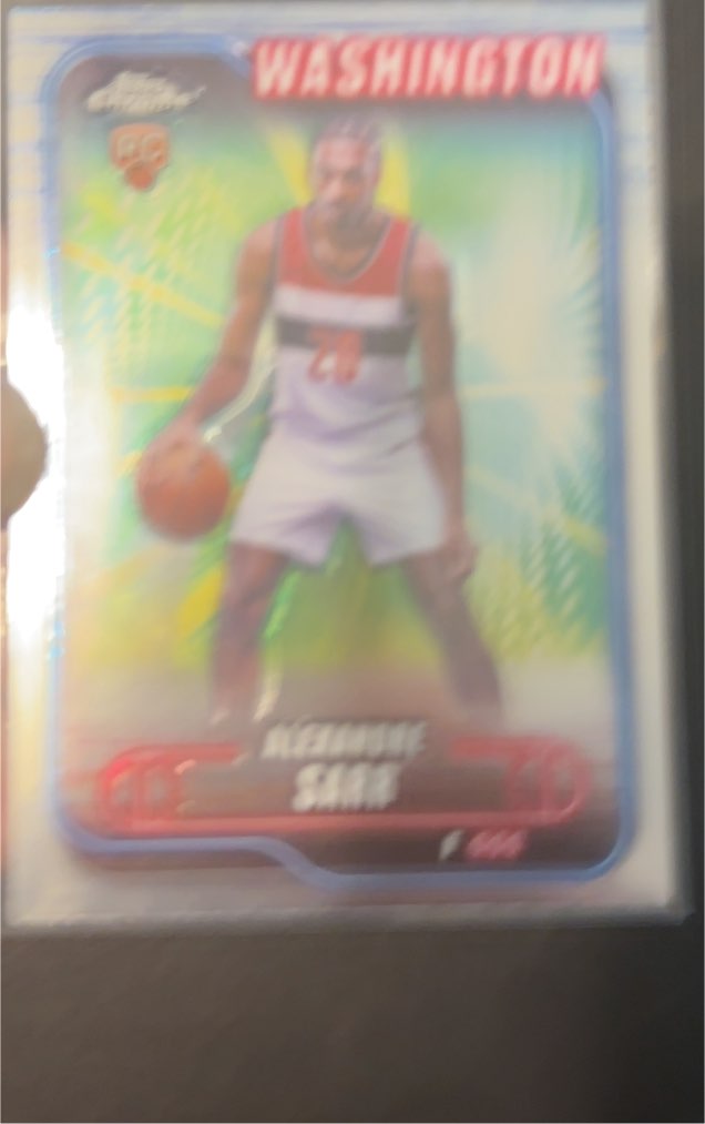 2024-25 Topps Chrome #136 Alexandre Sarr — front