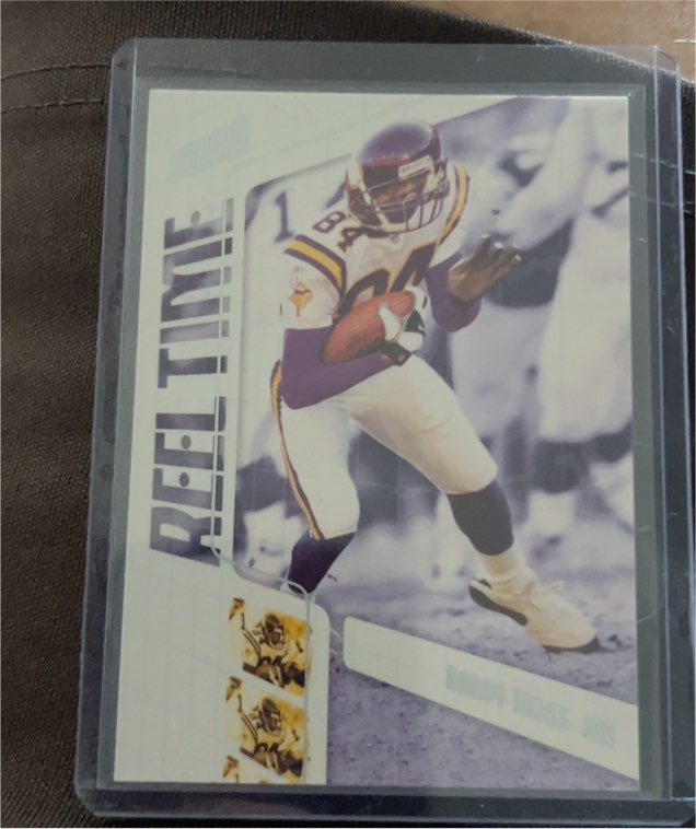 2002 Topps Stadium Club Reel Time #RT3 Randy Moss — front