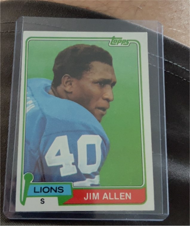 1981 Topps #251 Jim Allen — front