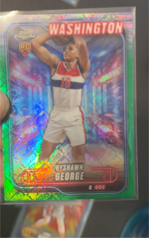 2024-25 Topps Chrome #191 Kyshawn George — front