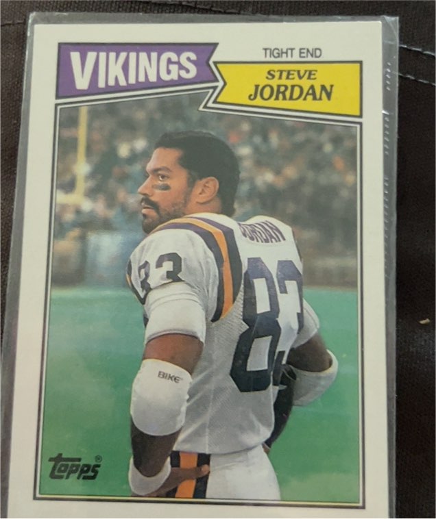 1987 Topps #204 Steve Jordan — front