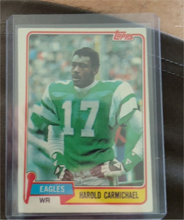 1981 Topps Football #35 Harold Carmichael — front