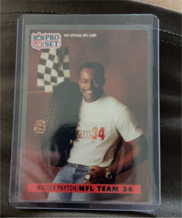 1991 Pro Set Special #1 Walter Payton/NFL TEAM 34 — front