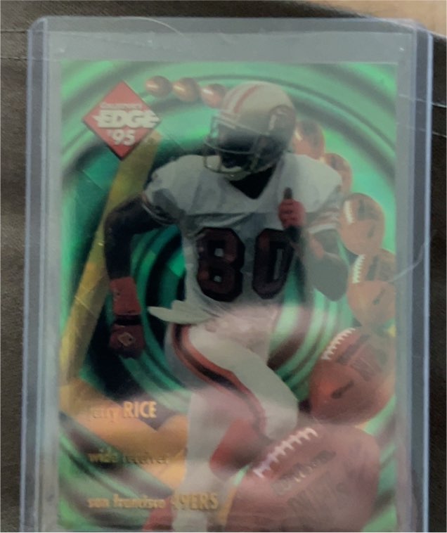 1995 Collector's Edge EdgeTech Quantum #22 Jerry Rice — front