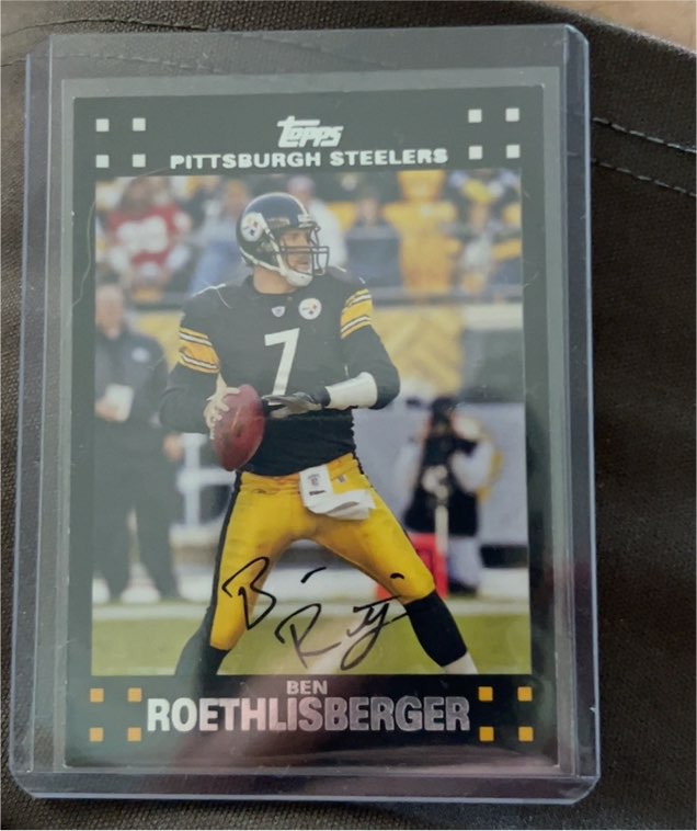 2007 Topps #36 Ben Roethlisberger — front