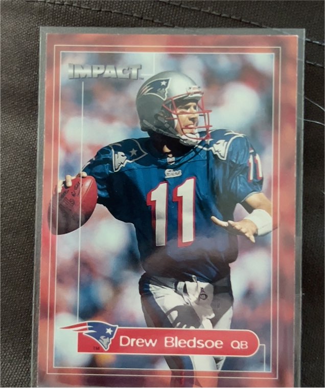 2000 Skybox Impact #182 Drew Bledsoe — front