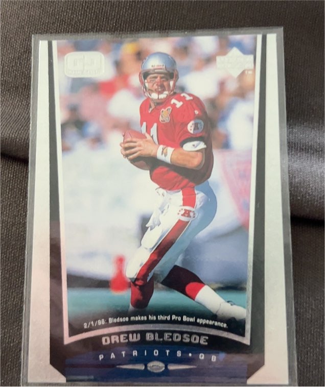 1998 Upper Deck Game Dated #154 Drew Bledsoe — front