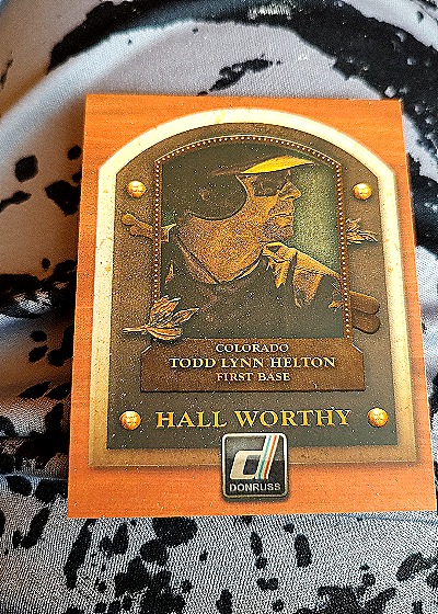 2014 Donruss #8 Todd Helton Hall Worthy — front
