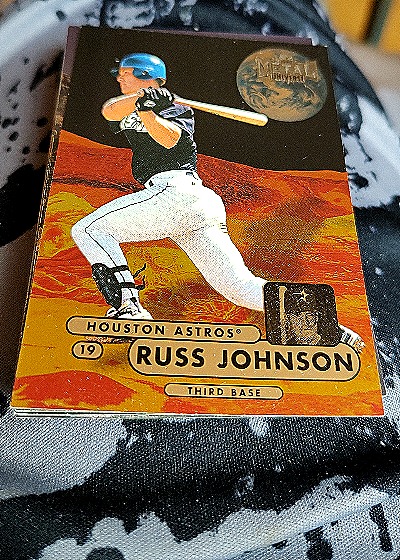 1998 Fleer/Skybox Metal Universe #19 Russ Johnson — front