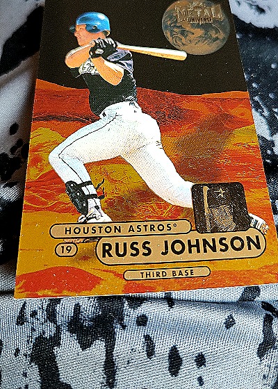 1998 Fleer/Skybox Metal Universe #19 Russ Johnson — front