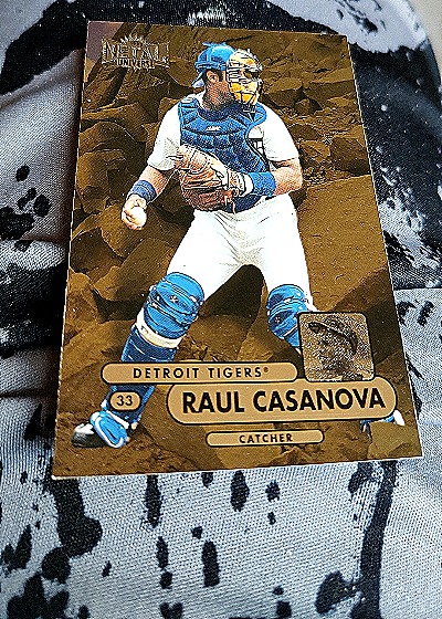 1998 Skybox Metal Universe #149 Raul Casanova — front