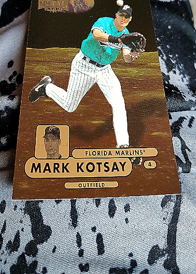 1998 Fleer/Skybox Metal Universe #4 Mark Kotsay — front