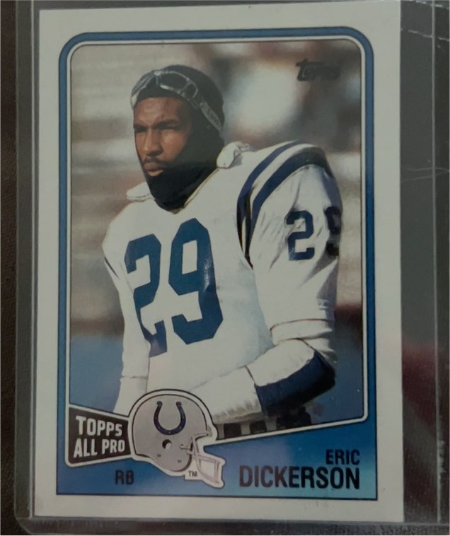 1988 Topps #118 Eric Dickerson — front