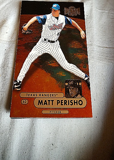 1998 Fleer/Skybox Metal Universe #62 Matt Perisho — front