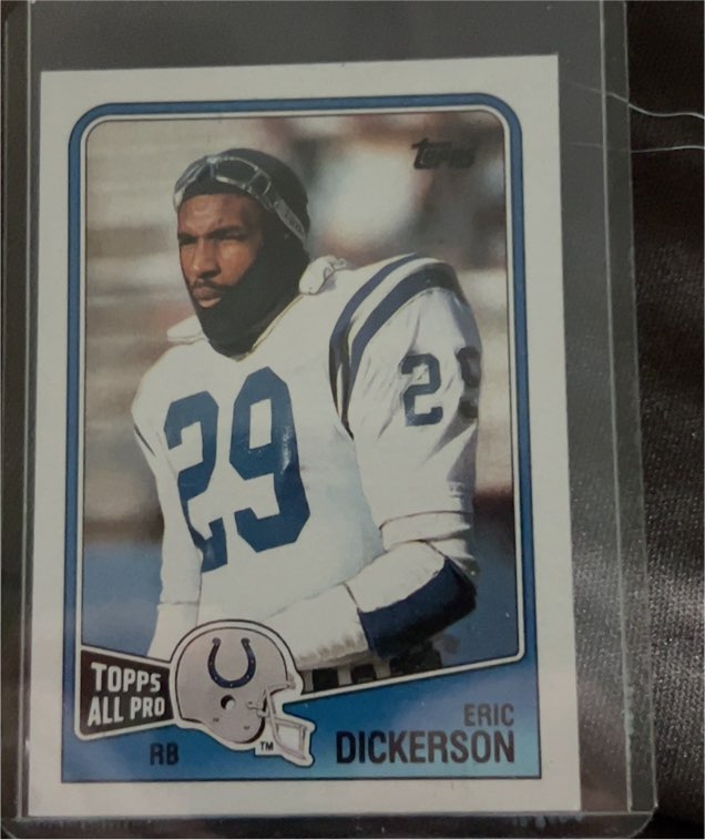 1988 Topps #118 Eric Dickerson — front