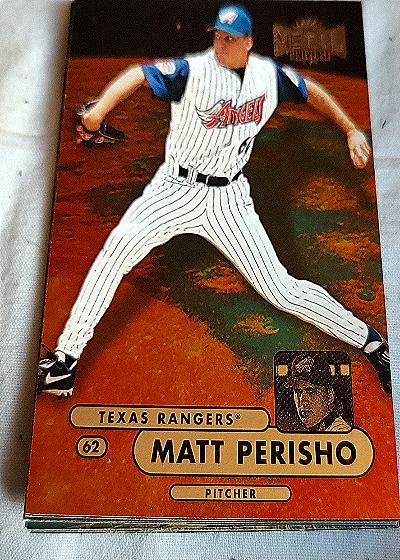 1998 Fleer Metal Universe #62 Matt Perisho — front