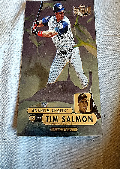 1998 Fleer Metal Universe #15 Tim Salmon — front