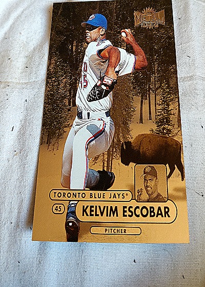 1998 Fleer Metal Universe #45 Kelvim Escobar — front