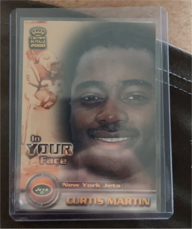 2000 Pacific Crown Royale #23 Curtis Martin In Your Face — front