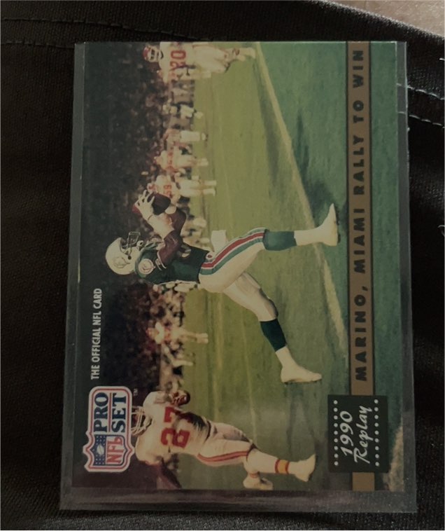 1991 Pro Set #340 Dan Marino — front